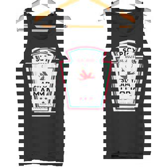 Spicy Slap Ya Mama Group Family Matching Condiment Unit Tank Top | Mazezy