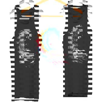 Splash Sports Car Drift Art Auto Fans Motorsport Tank Top | Mazezy