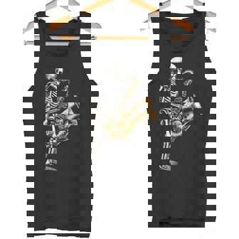 Squeletteaxophonisteaxophone Instrument Musicien Débardeur e - Cadeauxyz