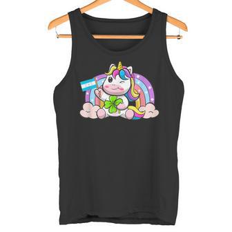 St Patricks Day Unicorn Honduras Honduran Flag Day Tank Top | Mazezy