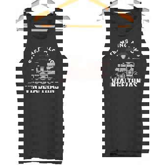 Staming Alongintage Train 機関車 タンクトップ - Kawaiitshirt