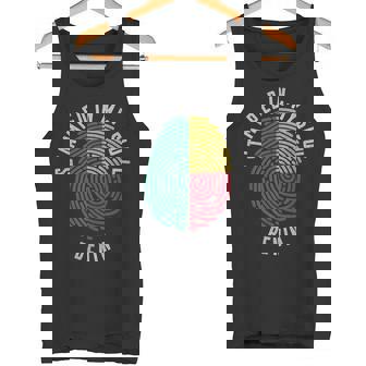 Stamped In My Soul Benin Flag Fingerprint Benin Roots Tank Top | Mazezy