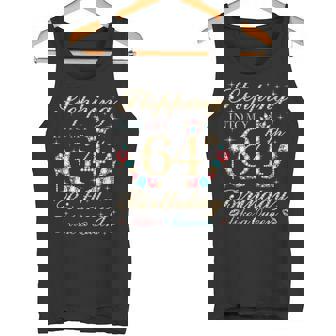 Stepping Into My 64th Birthday Like A Queen Boss Bday Party Tank Top | Mazezy