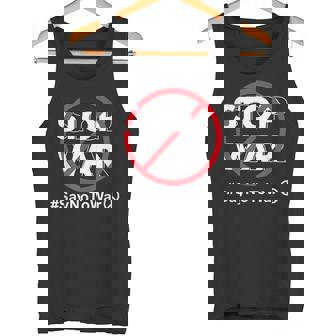 Stop Waray No To War Pleasetop Wars No War タンクトップ - Kawaiitshirt