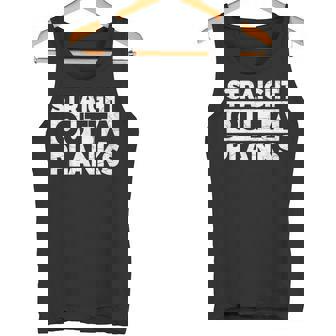 Straight Outta Planks Quote For a Planking Fan Tank Top | Mazezy