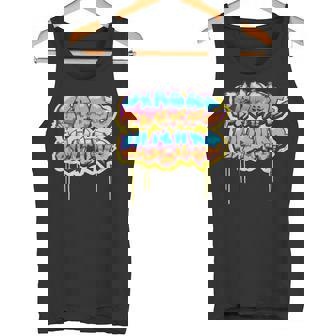 Street Culture グラフィティ・スタイルのアーバン・ストリートウェア タンクトップ - Kawaiitshirt