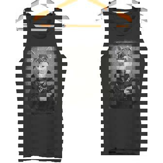 Streettyle Bullterrier Gangster Bandana & Kette Lustig Tank Top - Geschenkecke