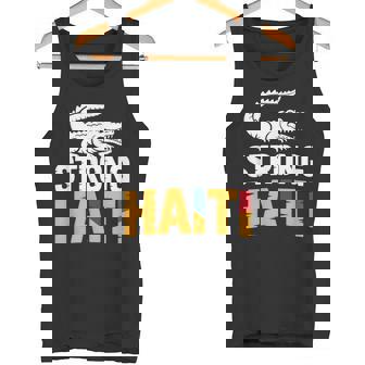 Strong Haiti Forca Haitian Pride Alligator Island Culture Tank Top | Mazezy