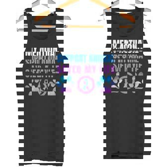 Suicide Emotional Support Animal Pets Awareness Prevention Tank Top | Mazezy