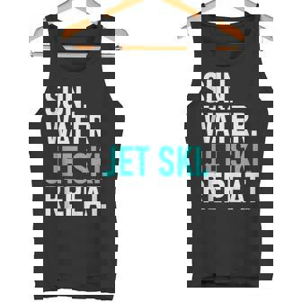 Sun Water JetSki Repeat Summer Sports Water Fun Tank Top Tank Top | Mazezy