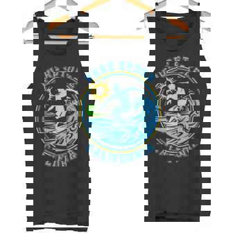 Surfing Pure Stoke California Cool Retro Graphic Surfer Surf Tank Top Tank Top | Mazezy