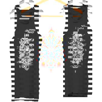 Surreal Dreamcore Mandala Doujin Pop Art Inspired Tank Top | Mazezy