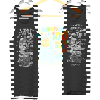 I Survived 100 Days Of School Astronaut Space Boys Kids Tank Top Tank Top | Mazezy