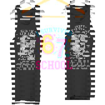 I Survived 67 Days Of School Meme Six Seven Teacher Students Tank Top | Mazezy