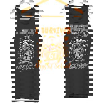 I Survived 67 Days Of School Teacher Thanksgiving Fall Tank Top | Mazezy