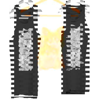 Süße Füchse Kinder Fuchs Polygon Geometrischüßer Fuchs Tank Top - Geschenkecke