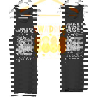 Swaddle Specialist Cute Newborn Nurse Baby Mother NICU Fall Tank Top | Mazezy