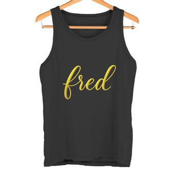 Swedish Writing Peace Symbol Yellow Xmas Sweden Tank Top | Mazezy
