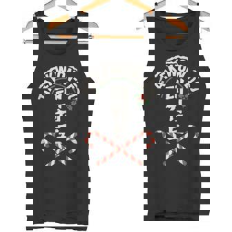 Taekwondo Christmas Festive Martial Art Candy And Holly Tank Top Tank Top | Mazezy