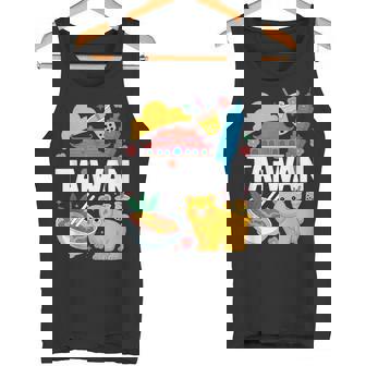 Taipet Adventure Bubble Tea Lover Travel To Taiwan Tank Top | Mazezy