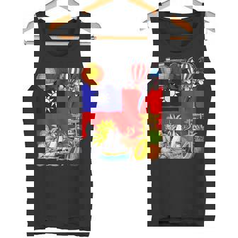 Taiwan Flag Taiwanese Roots Taiwan Heritage Proud Taiwanese Tank Top | Mazezy