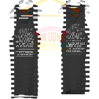 Teacher University Of I'm Done Retirement Class Of 2026 Tank Top | Mazezy