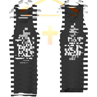 Team Jesus John 3 Tank Top | Mazezy