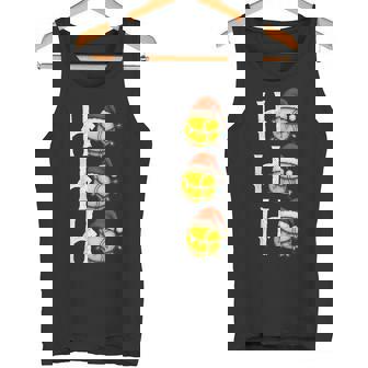 Tennis Player Christmas Hat Lights And Ball Dear Santa Tank Top | Mazezy