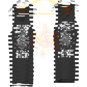 Thanksgiving Feast Mode American Football Turkey Kids Tank Top | Mazezy