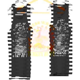 Thanksgiving Humor Quote Guess What Turkey Butt Tank Top | Mazezy