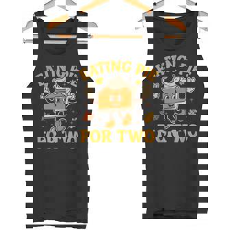 Thanksgiving Pie Saying Pregnancy Announcement Humor Tank Top | Mazezy