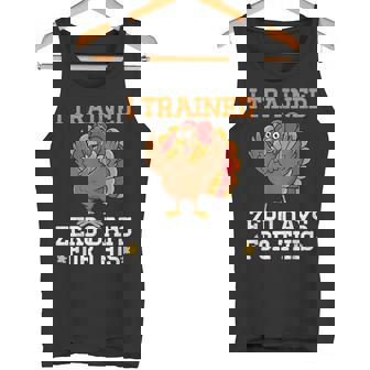 Thanksgiving Running Turkey I Trained Zero Days For This Tank Top | Mazezy