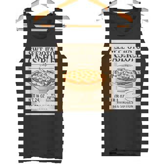 Thanksgiving Sweet Potato Casserole Retro Recipe Label Tank Top Tank Top | Mazezy