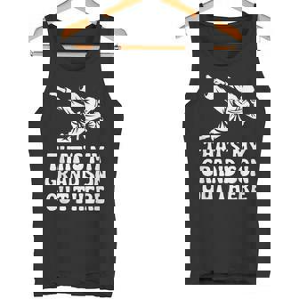 That's My Grandson Out There Proud Grandparent Martial Arts Tank Top | Mazezy