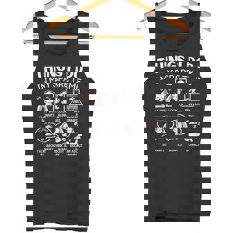 Things I Do In My Spare Time Bunny Rabbit Listening To Kpop Tank Top | Mazezy