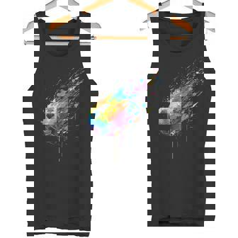 Tie-Dye Paint Splats Soccer Football Player Fans Enthusiasts Tank Top | Mazezy