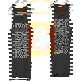 Timor-Leste Vacation Souvenir Tank Top | Mazezy