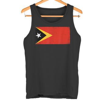 Timorese Flag Timor-Leste Tank Top | Mazezy