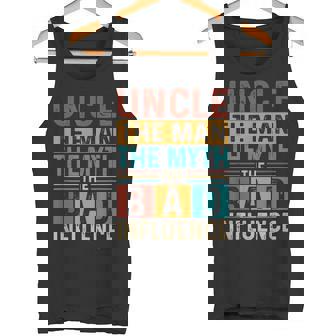 Tío El Hombre El Mito La Mala Influencia Divertidointage Tío Camiseta sin mangas - Regaloses