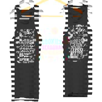 Tis The Season For Cookies And Seasonal Depression Tank Top | Mazezy