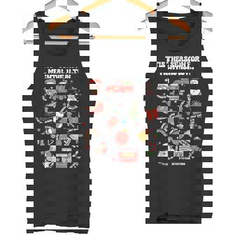 Tis The Season For Mental Health Christmas School Psychology Tank Top Tank Top | Mazezy