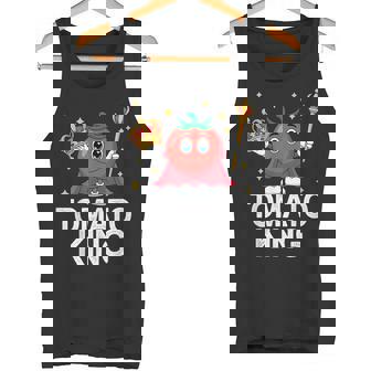 Tomato King Garden Pun Tank Top | Mazezy