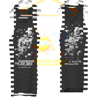 Total Solar Eclipse Sun Flees Moon Eclipse Chase Sun & Moon Tank Top | Mazezy