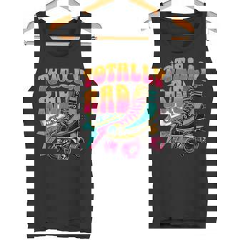 Totally Rad Retro Roller Skate 80s Style Throwback Tank Top | Mazezy