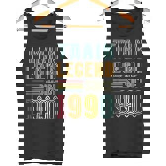 Train Legend 1990 35 Years Railroading Model Train Collector Tank Top Tank Top | Mazezy