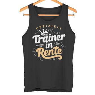Trainer In Rente Abschied Ruhestand Lustig Fitness Tank Top - Geschenkecke