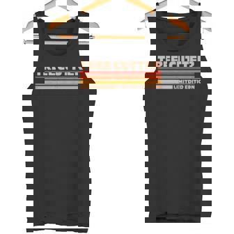 Tree Cutter Retro Sunrise Tank Top | Mazezy