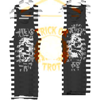 Trick Or Trot Halloween Horse Riding Equestrian Horse Lover Tank Top | Mazezy
