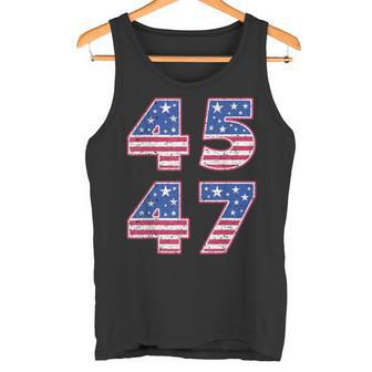 Trump 45 47 Usa Flag Camiseta sin mangas - Regaloses