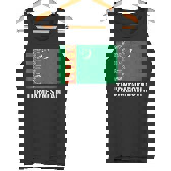 Turkmen Flag Turkmenistan Tank Top | Mazezy